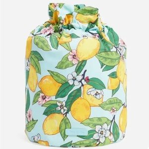 Vera Bradley DITTY BAG Lemon Grove Travel Laundry or Wet Bag